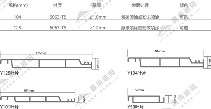 平板百葉技術參數 平板百葉技術參數
