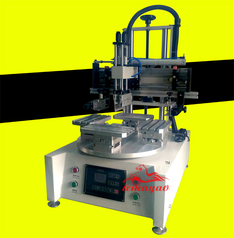臺式轉(zhuǎn)盤絲網(wǎng)印刷機